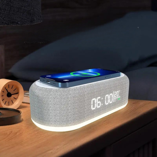 Alarm Clock With Magnetic Charger