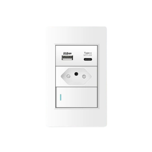 Switched Outlet with Type C Input