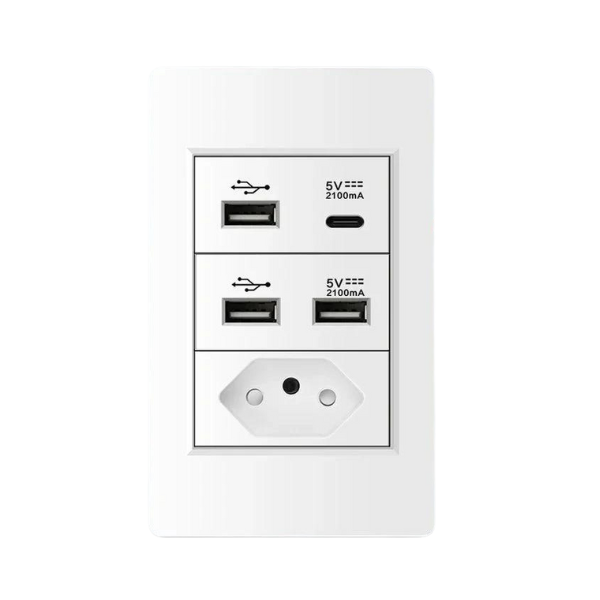 Switched Outlet with Type C Input