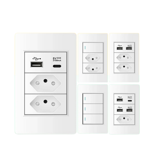 Switched Outlet with Type C Input