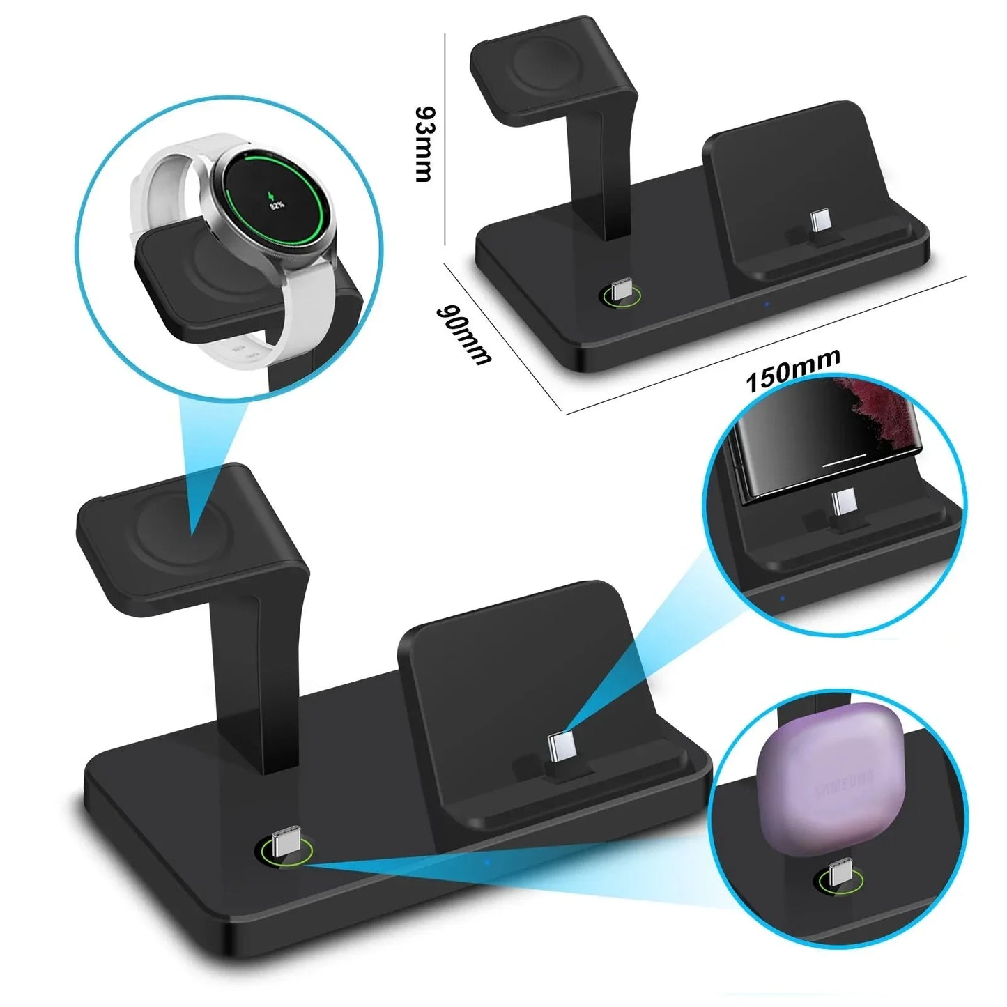 3-in-1 Charging Station